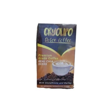 Cryolipo Detox Coffee with Glutathione and Barley by Rejuva - 10 Sachets