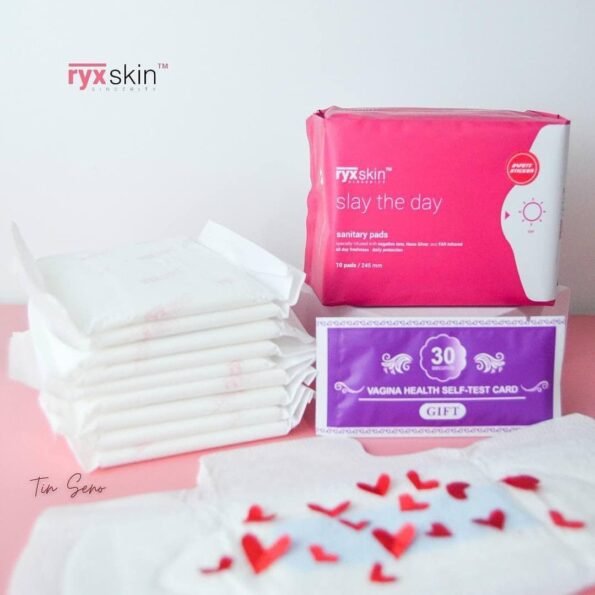 Ryxskin sanitary pads with negative Ion and vaginal test kit (5)