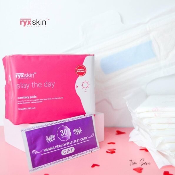 Ryxskin sanitary pads with negative Ion and vaginal test kit (8)