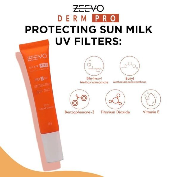 ZEEVO DERMPRO Protecting Sun Milk SPF40 15g