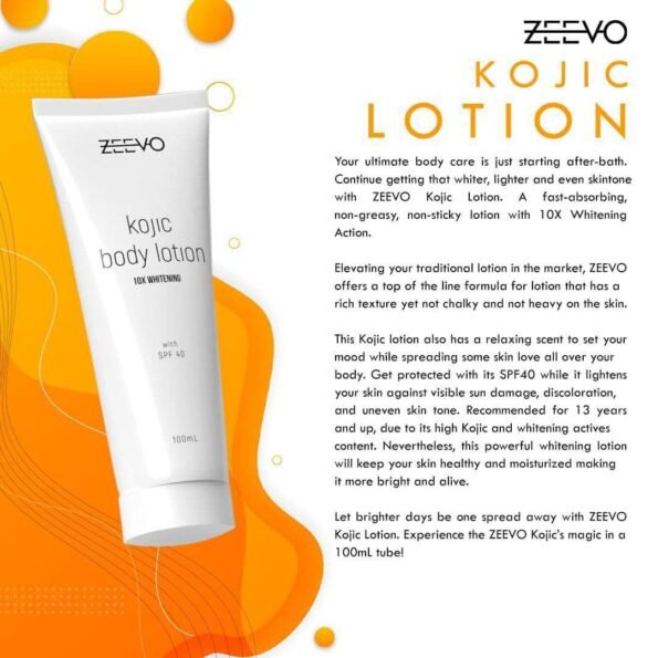 Zeevo Kojic lotion 10x whitening with sun protection (2)