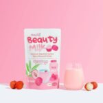 dearface Beauty Milk Premium Japanese Strawberry Glutathione Drink (10 sachets x 18g)